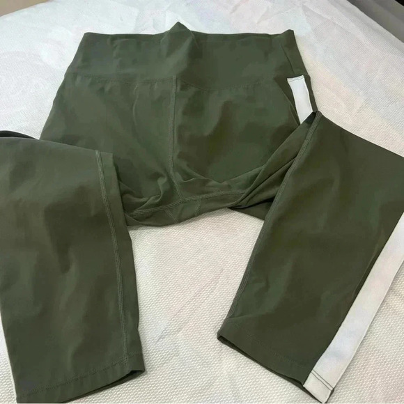 Zyia Active Forest Night Stripe Luxe Hi Rise 7/8 Legging Size 14-16 - Picture 5 of 11